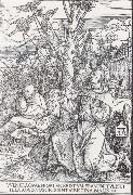 Albrecht Durer St.Francis Receiving the Stigmata painting